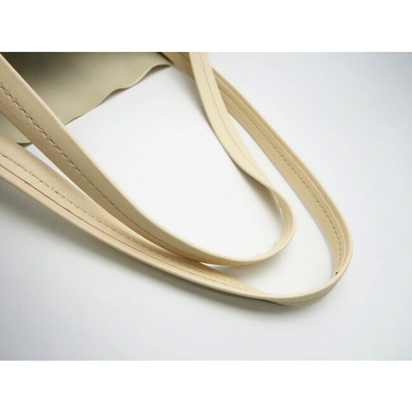 Celine Tote Bag Horizontal Cover Lambskin Beige Black - Picture 4 of 7